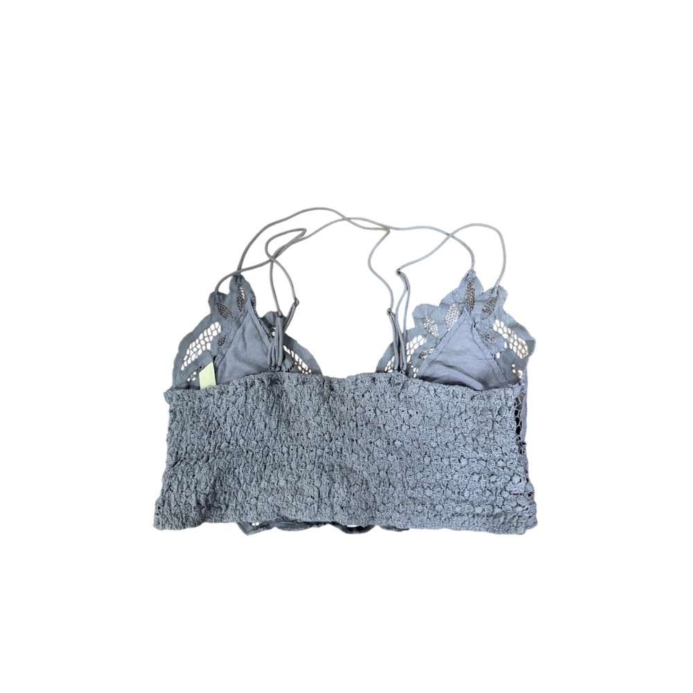 Free People Adella Lace Bralette Crop Top Gray Smocked Back Strappy
Size M - Picture 2 of 3